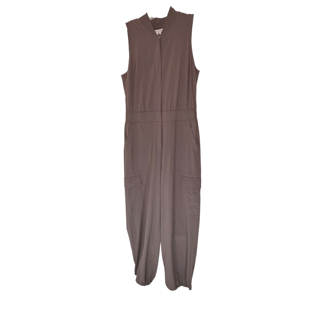 Athleta Brooklyn Utility Jumpsuit Women's Sleeveless Gorpcore Outdoor Size 8